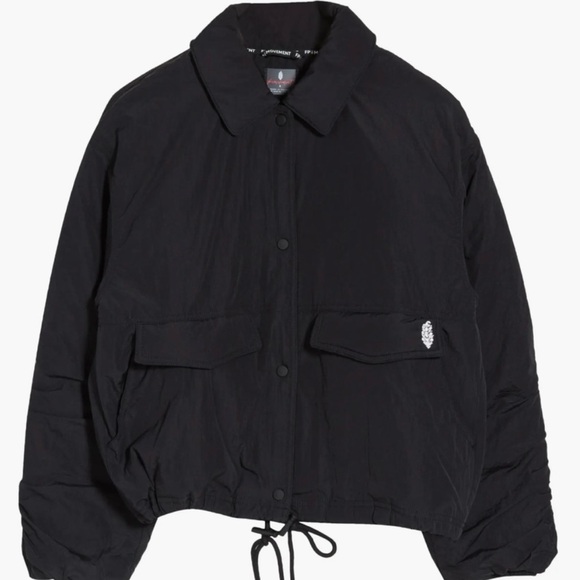 NWT Free People Off the Bleachers coaches Jacket - Picture 1 of 3